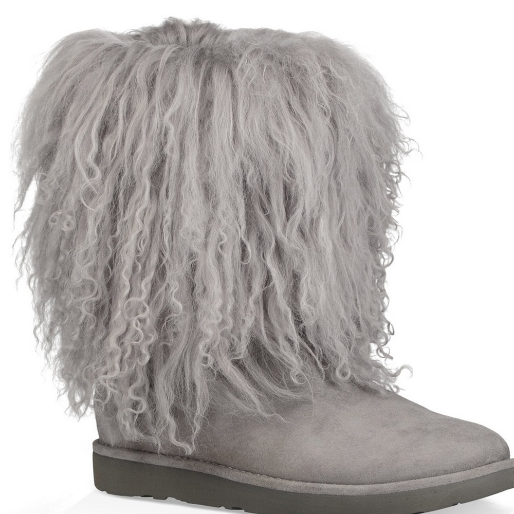 Authentic Grey Sheepskin Ugg Lida ~Size 8~